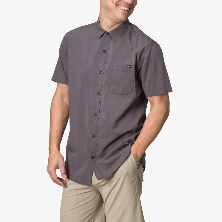 Collins Ss Wvn Shirt